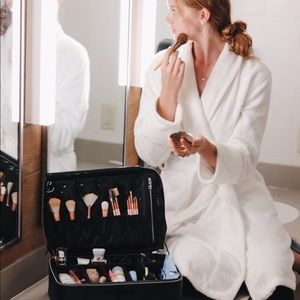 Amazon #1 Travel Makeup Organizer Cosmetic Bag